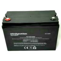  WindyNation 100 amp-Hour 100AH 12V 12 Volt AGM Deep Cycle Sealed Lead Acid Battery