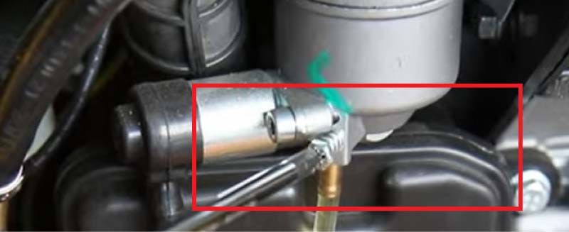 carburetor drain screw