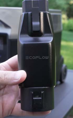 Ecoflow delta pro's adapter to charge from EV