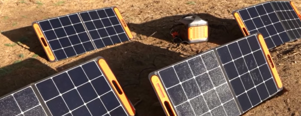jackery 1500 solar charging