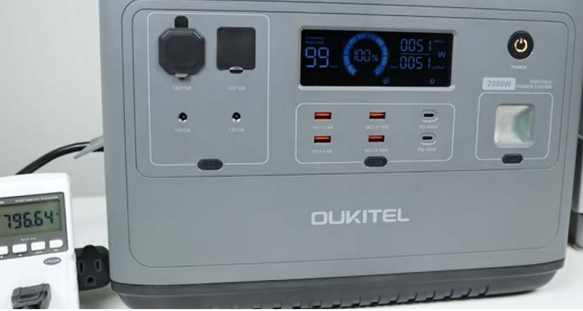 oukitel p2001 UPS mode testing