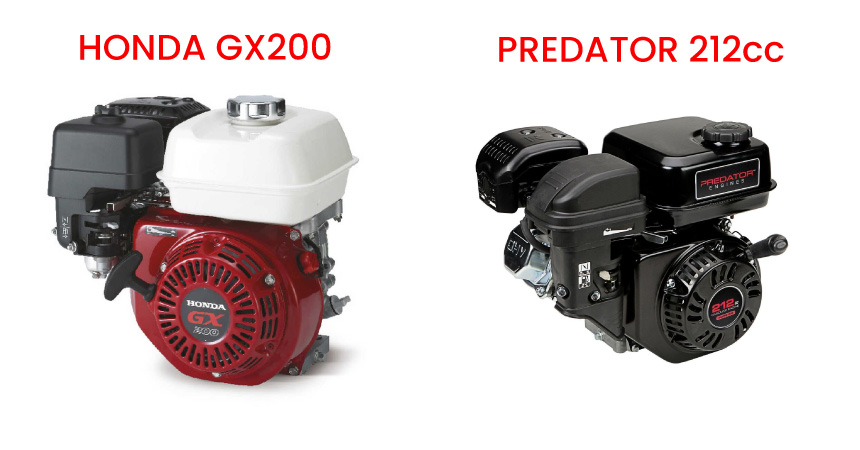 Honda GX200 and predator 212cc